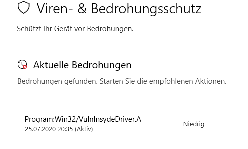 Ich pack den Virus nicht?