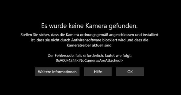 Meine Integrierte Kamera vom Laptop funktioniert nicht?