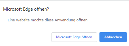 Wie kann ich die Einstellung ändern, sodass Microsoft edge nicht automatisch geöffnet wird?