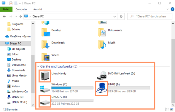 Default Icons ändern Windows 10?