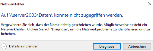 Hilfe! Nach Windows 10 Update kein Zugriff mehr auf Laufwerk X?