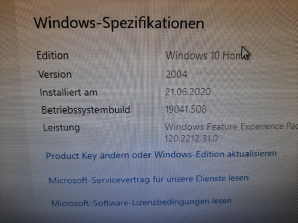 windows 10 Änderung?
