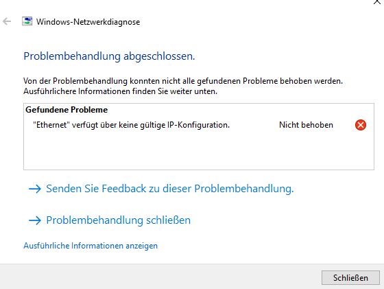 Keine Verbindung über LAN mit dLAN 1200+ wifi ac?