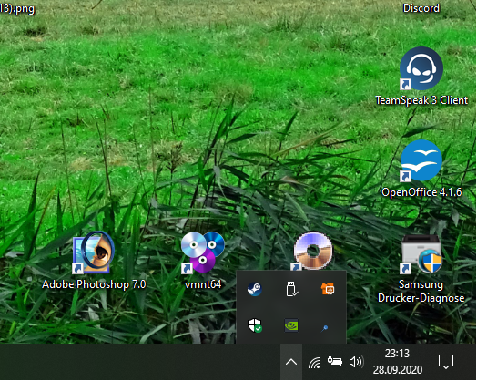 Stecknadelsymbol in Taskleiste. Was ist das?
