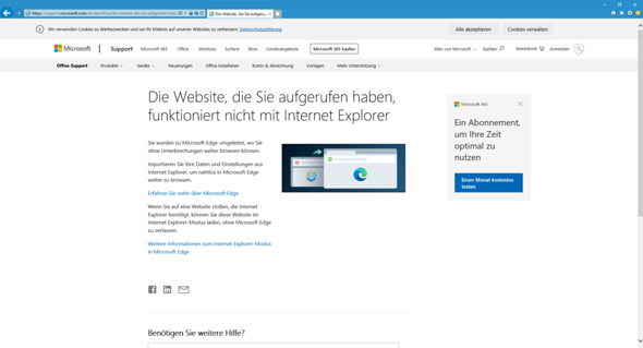 Microsoft dreiste Lüge Edge?