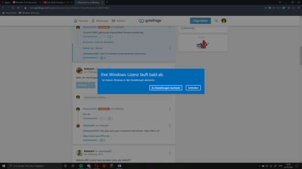 Word und Co. in Windows 10 Pro?