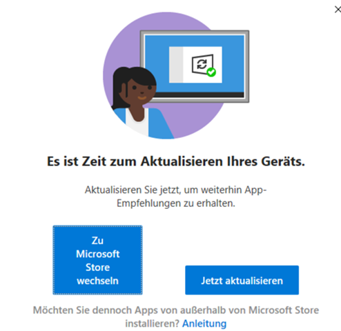 Wie installieren ohne MS-Store?