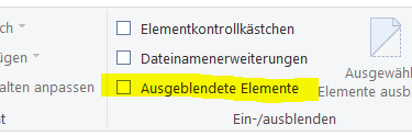 Windows 10 - TMP-Dateien in Microsoft OneDrive ausblenden?
