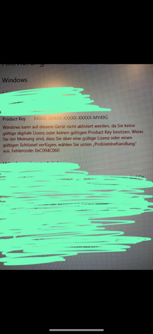 Windows key ungültig?