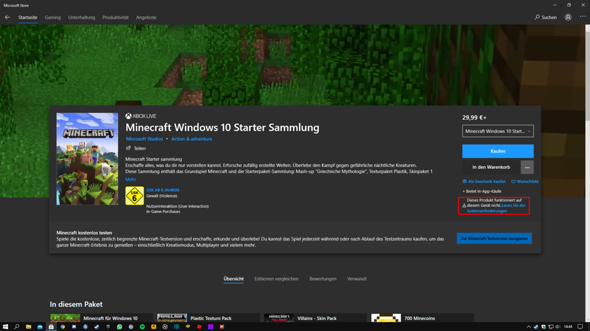 ich hab Windows 10 Kann mir einer sagen warum da steht dieses Produkt funktioniert auf...