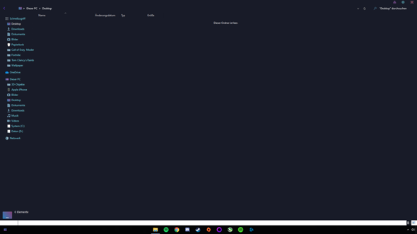 Weiß jemand wie ich den weißen Balken weg bekomme (Windows 10 Explorer)?