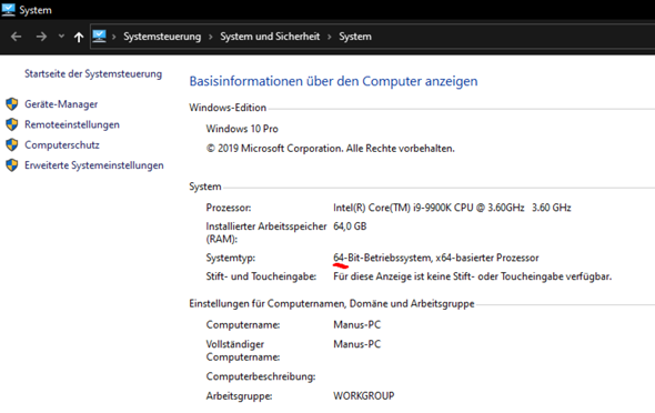 Windows 64-Bit funktioniert nicht?