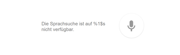Google-Sprachsuche über Microsoft Edge?