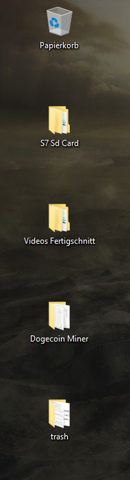 Wie ändere ich Windows Desktop Icon Größe?
