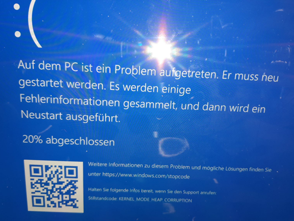 Win10: Kuriose Fehlermeldung beim Shutdown?