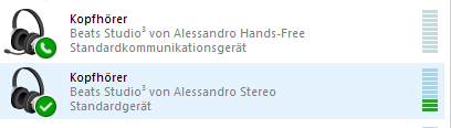 Wieso erkennt MS Teams mein Beats Studio Mikro nicht?
