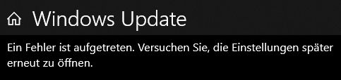 Windows Update kann nicht mehr aktiviert werden?