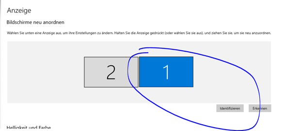 Bildschirm vergrößern?