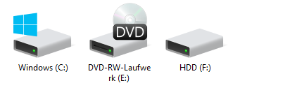 Bei Windows Festplatten Ausnutzung Balken hinzufügen?