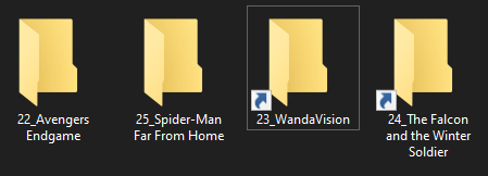 Windows 10: Verknüpfungen alphabetisch sortieren?