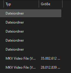 Wieso sieht man im Windows Explorer keine Dateigrößen bei Ordern?