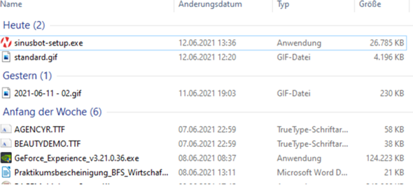 Diese Windows 10 Einstellung zurücksetzen?