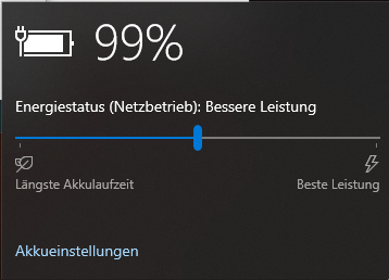 Energiestatus-Regler bei Windows 10 - was macht der im Hintergrund genau?