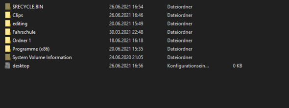 Graue Ordner die man nicht löschen kann ( Windows 10 )?