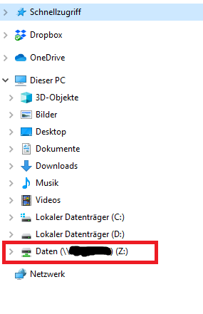 VPN "Laufwerk" macht Explorer langsam?