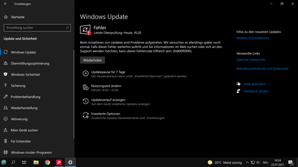 Was hat Windows 10 wieder für Probleme?