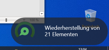 Moin, was ist das für eine Anzeige bei Win10 und wie bekomme ich die weg?