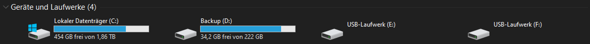 Win10 | Unbekannte Laufwerke?
