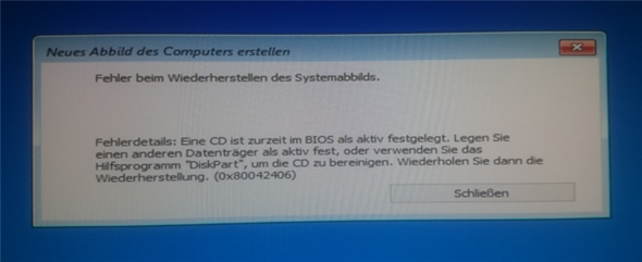 Windows 10 Abbild wiederherstellen.?