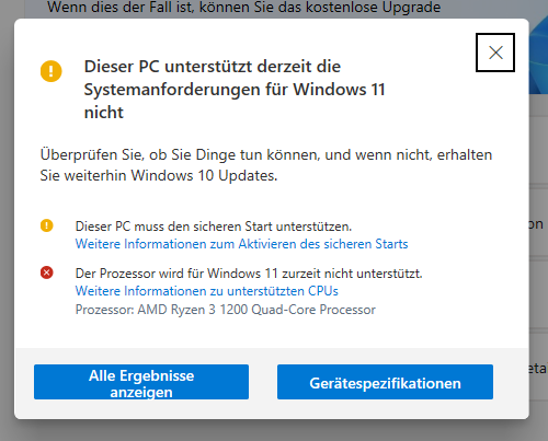 PC mit Windows 11 Kompatibel?