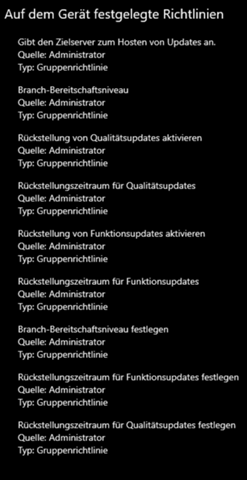 Richtlinien deaktivieren Windows 10?