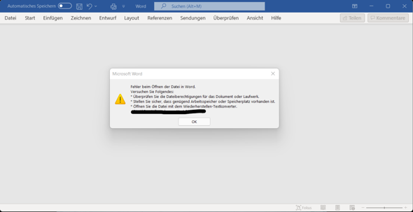 Warum kann ich Dokumente, welche von Windows 10-Geräten erstellt wurden, mit einem Laptop...