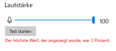 Mikrofone zu leise nach Windows Update?