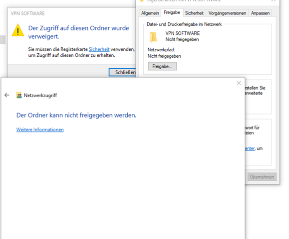 Ordner gesperrt?