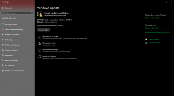 Windows 10 Updates werden nicht heruntergeladen?