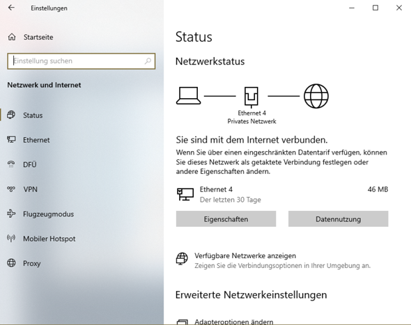 windows 10 zeigt wlan optionen / verfügbare Netzwerke nicht an - warum?