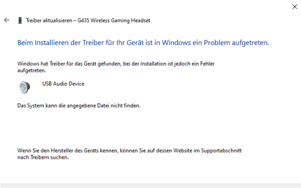 Windows 10 erkennt keine Audio Geräte mehr?