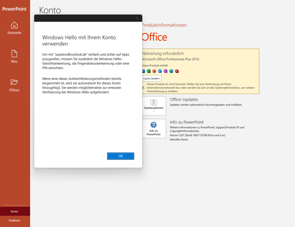 Windows Hello Pin funktioniert nicht?