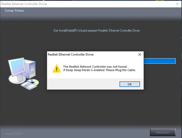 Mein Lanport wird nicht mehr erkannt seitdem ich Windows 10 neuinstalliert habe, was soll...