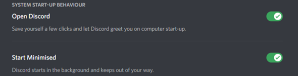 Discord startet nicht minimiert, weiß jemand Lösung?
