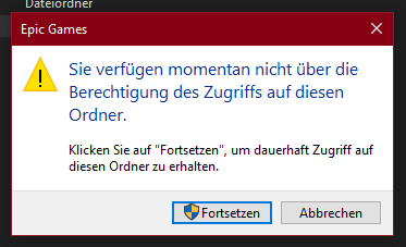 Trotz Administrationsrechte nicht Ordner löschen?