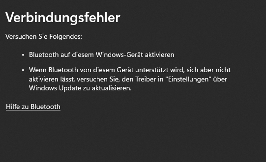 Bluetooth Funktion am PC verschwunden?