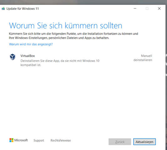 Windows 10 verstecke App löschen?