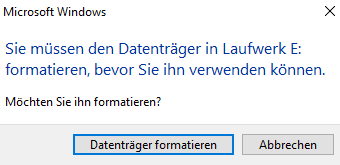 SD-Karte kann nicht mehr geöffnet werden?