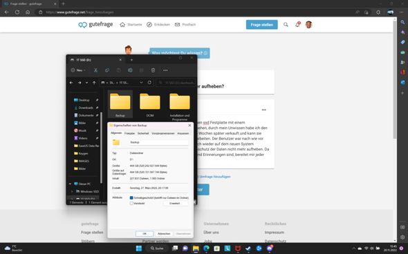 Windows Schreibgeschützte Ordner aufheben?