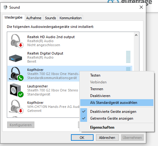 Problem mit Bluetooth Kopfhörern am Pc?